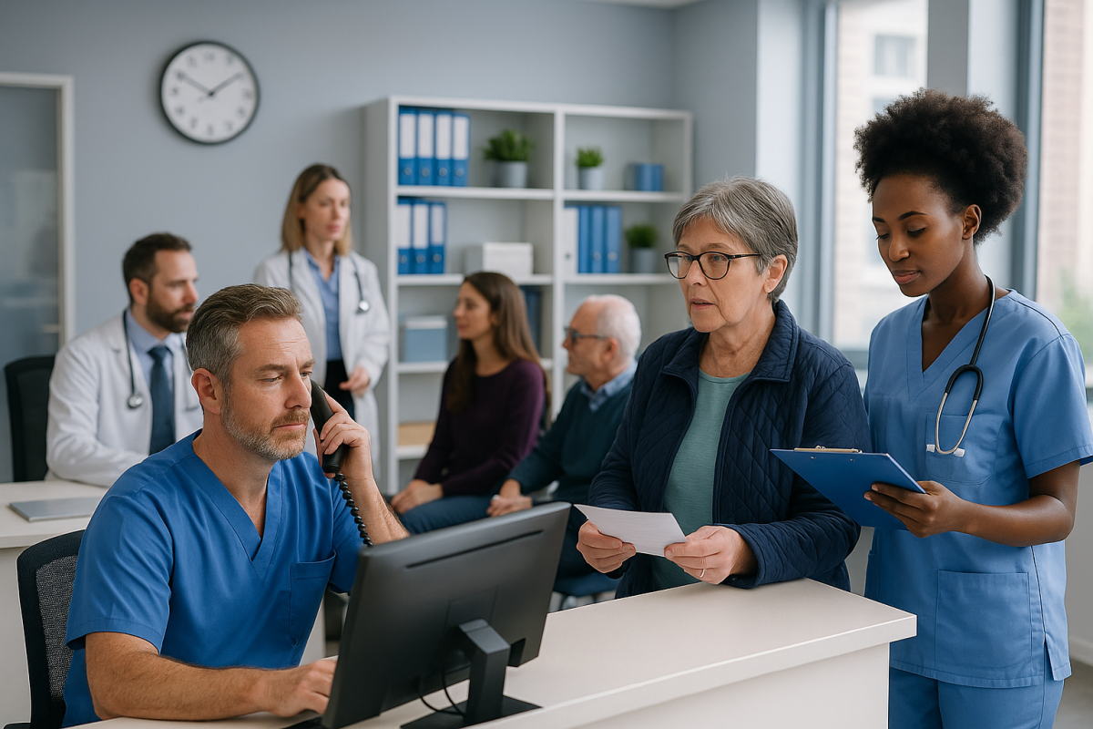 AI automation workflow for Irish GP surgery