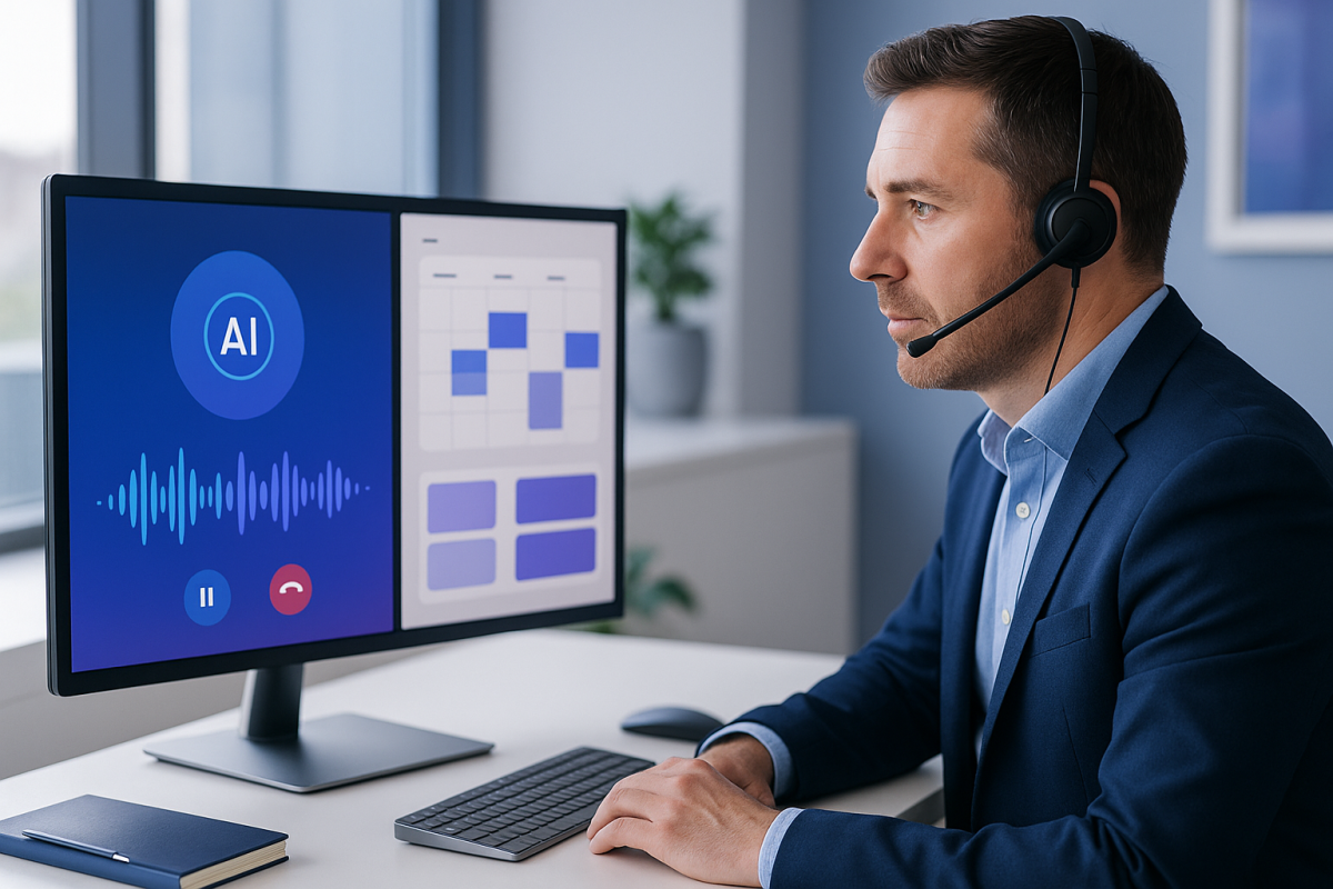 BANT lead qualification table used by an AI sales agent in Ireland